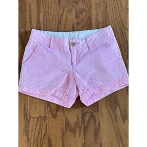 Lilly Pulitzer The Callahan Shorts‎ Women's Size 2 Pink Coastal Beach